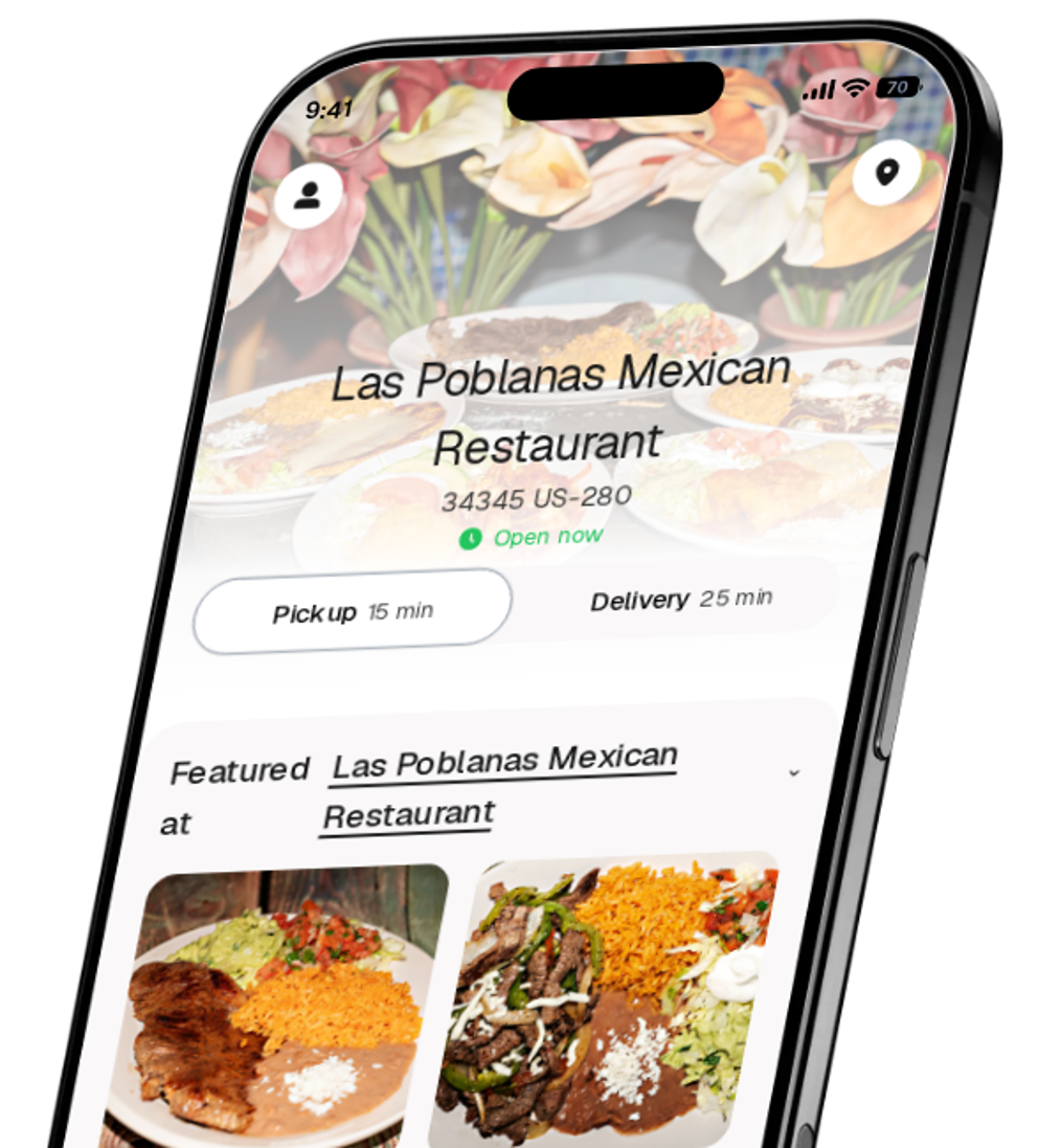 Las Poblanas Mexican Restaurant app preview